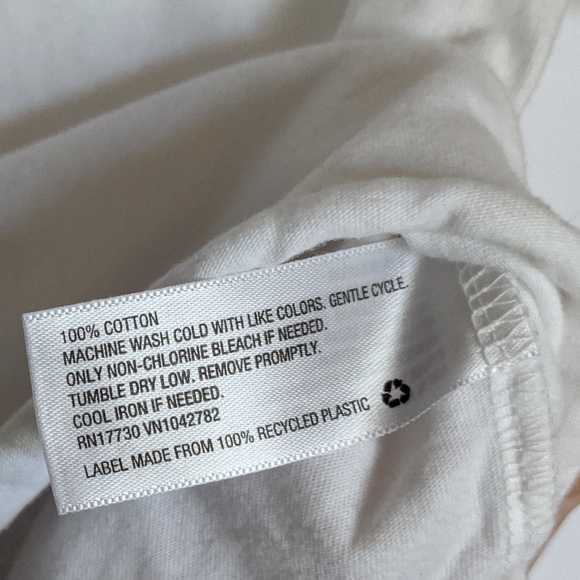 Wild Fable Small White Raw Hem Boxy Crop Top -NWOT - Picture 7 of 7